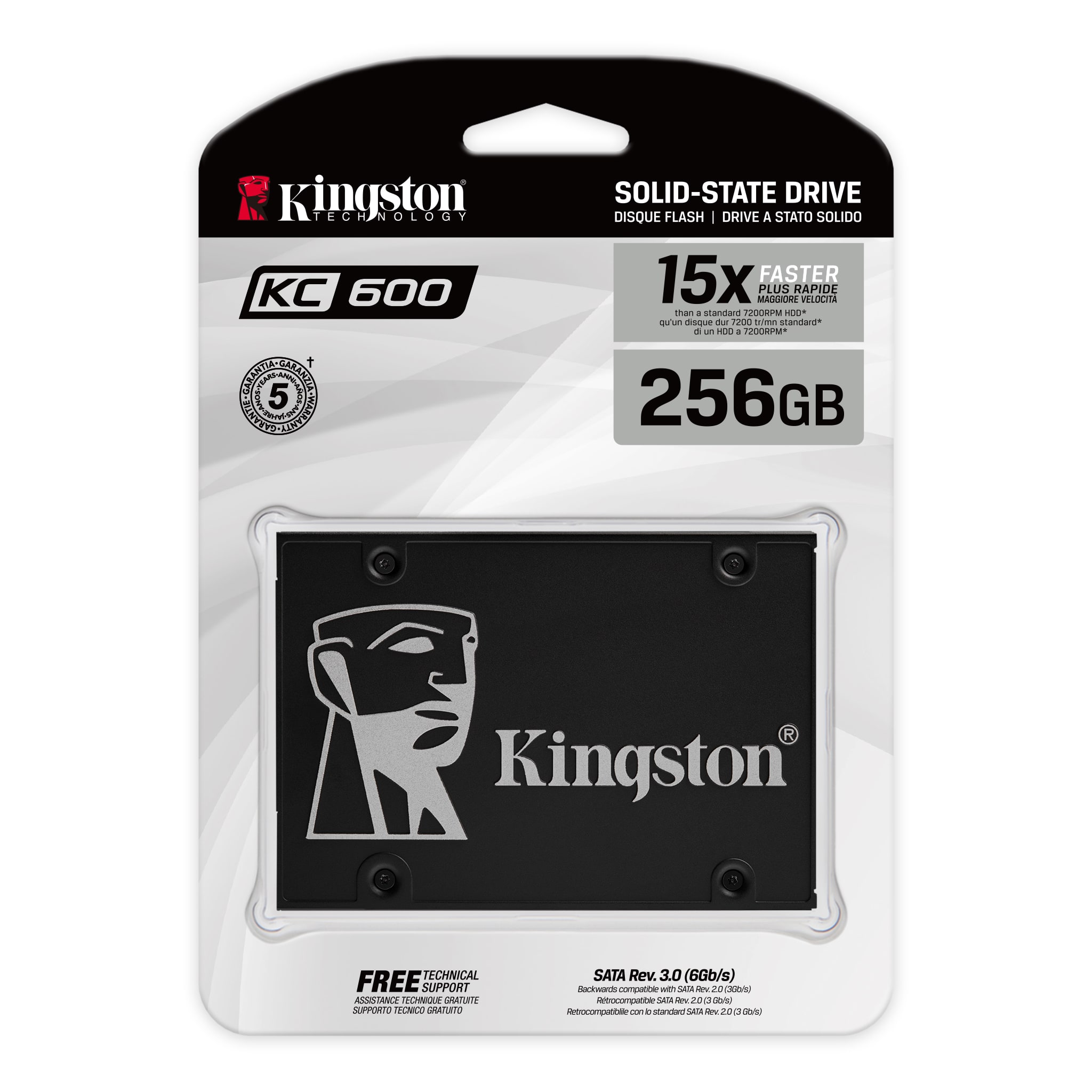 Ổ cứng SSD Kingston 256GB 2.5" Sata (SKC600/256G)