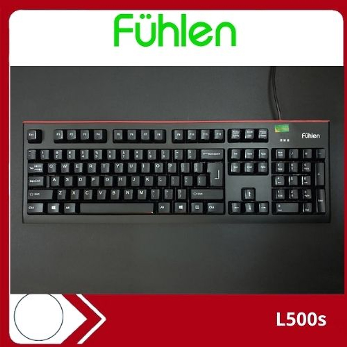 Bàn phím Fuhlen L500S (USB/đen đỏ)